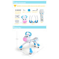 Versión actualizada Blue &amp; Pink Lovely Cow Baby Walking Car con ruedas Animales Kids Ride on Car 10218546